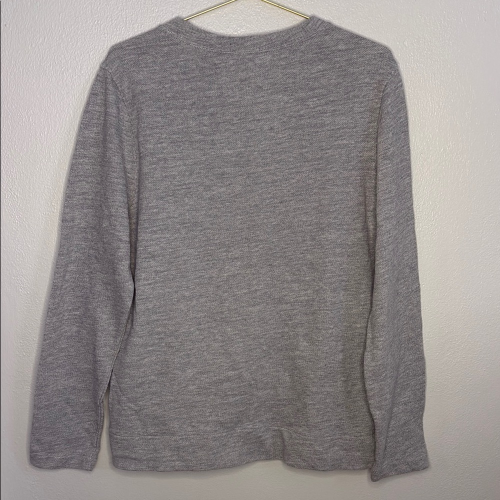 Gray Disney Crew Neck Sweatshirt with Graphic Design - Picture 4 of 4